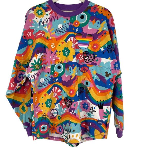 Disney Pride Collection Spirit Jersey Mickey Mouse for Adults Unisex XS - Picture 2 of 10